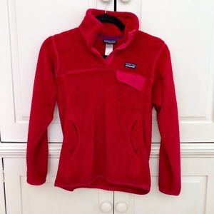 Patagonia Pink Re-Tool Snap-T Fleece Pullover